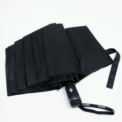 Diniya Order! Fully Automatic 70% off-Rib Umbrella, Plain Black, Eight-Rib Stainless Steel, Non-Wet Umbrella, Adult Windproof Umbrella