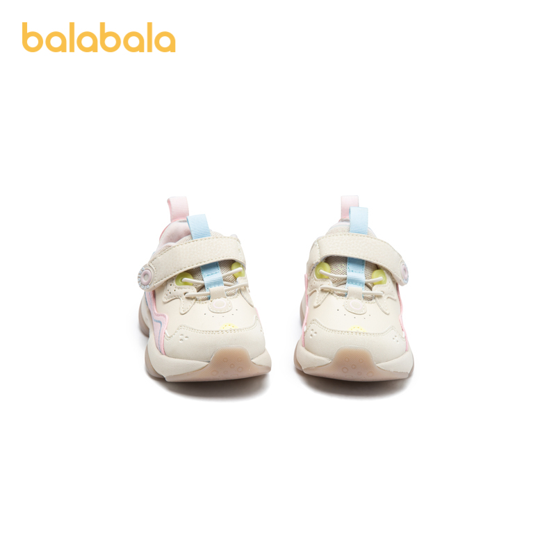 【商场同款】巴拉巴拉童鞋儿童慢跑鞋保暖女小童宝宝童鞋冬款加绒