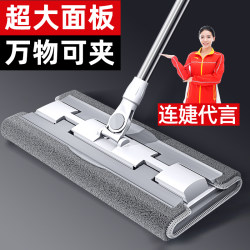 Cloth Mop 2025 New Model for Home Use, One-Sweep Clean Flat Mop with Replaceable Mop Strips, Detachable and Washable, Wooden Floor Mop Magic Tool
