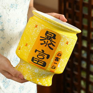 
Chinese style simple ceramic flower pots modern housewarming festive decoration potted Phalaenopsis orchids small daisies special set pot ornaments