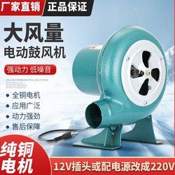 12V Dc Blower Outdoor Barbecue Battery Household Small Electric 220V Ac/Dc Adjustable Speed Blower