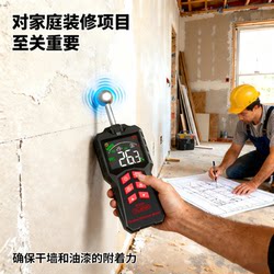 Spherical Non-Destructive Induction Moisture Meter, High-Precision Portable Wood Leakage Tester, Wall Moisture Detector