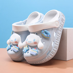 
Children's hole shoes girls slippers 2025 summer new style non-slip soft-soled baby girls sandals wearing beach shoes