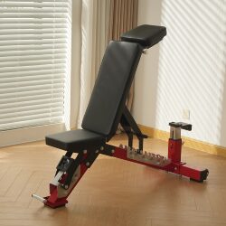 Three-Section Adjustable Dumbbell Bench, Commercial Multi-Functional Fitness Chair, Two-Section Dumbbell Bench, Home Fitness Equipment