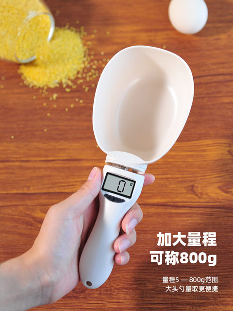 Scoops For Food Measuring Cup For Dry Food With Integrated Scale, Multifunctional Spoon With Moisture Protection And Inner Scale For Baking, Cooking