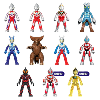 Bruko Brickman Ultraman Figure Collectible Toy