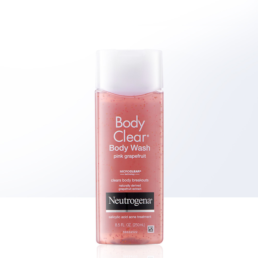 Nettoyant Corps Acide Salicylique 1% Be Bodywise - Gel 250ml, Senteur Fraise, Peau Normale