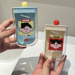 Portable travel soap box sealed with lid drain double layer soap box travel business trip mini soap storage box