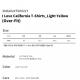 Korean Direct Mail SMA SHOES SMA I Love California T-shirt Light Yellow (too Fit)
