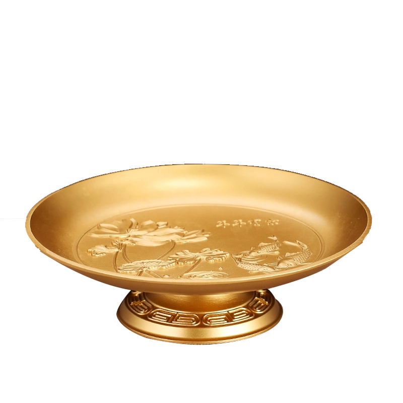 真鍮 供盤 供養貢盤 果物盤 浮彫り十二支盤 工芸品 置物 真鍮