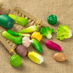 Miniature Artificial Pumpkin, Lettuce, Taro, Lettuce, Small Chili Pepper, Small Vegetables, Food Toy Model Ornaments, Hairpin Decorations