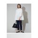 Japanese direct mail tiara women's turtleneck bow mid-length top A0143FB353