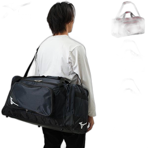 
Japan Direct Mail Mizuno Baseball Team Bag L 1FJD3020 Baseball Bag Bag Embroidered (B)