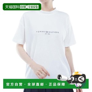日本直邮TOMMY HILFIGER GOLF 女士休闲半袖高领衬衫 [THLA418-WH