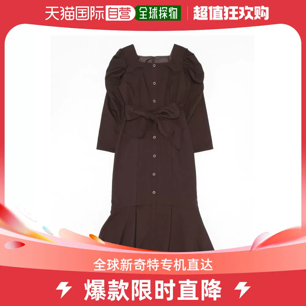 日本直邮MISCH MASCH 女士方领连衣裙春夏新款轻盈透气休闲时-Taobao