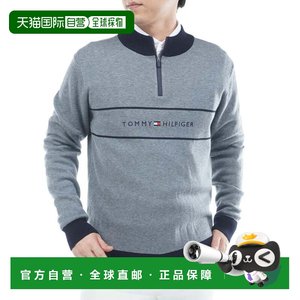 
Japan direct mail TOMMY HILFIGER GOLF men's golf front logo half-zip stand-up collar sweater T