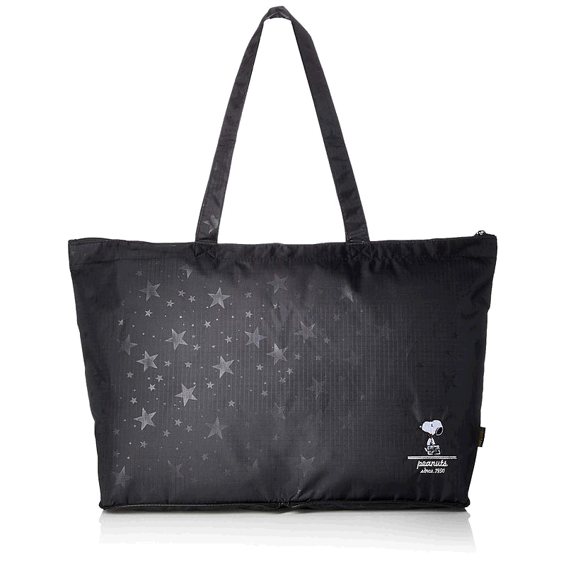 [Japan Direct Mail] Hapitas Folding Handbag Ms. Snoopy Black H0001-PN-P