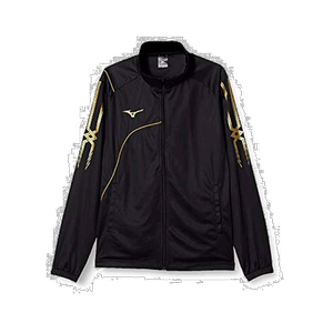 
[Direct Mail from Japan] Mizuno Mizuno Men's Jacket Black Short Sleeve Loose, Comfortable, Breathable and Trendy