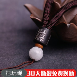 High-End Durable and Wear-Resistant Sandalwood Bracelet with Vajra Seed Beads, Elegant and Exquisite Agate Jewelry String