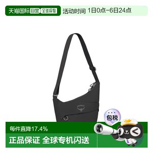 Self-operated European direct mail Osprey Daylite Crossbody Pouch for men and women black polyester daily oblique