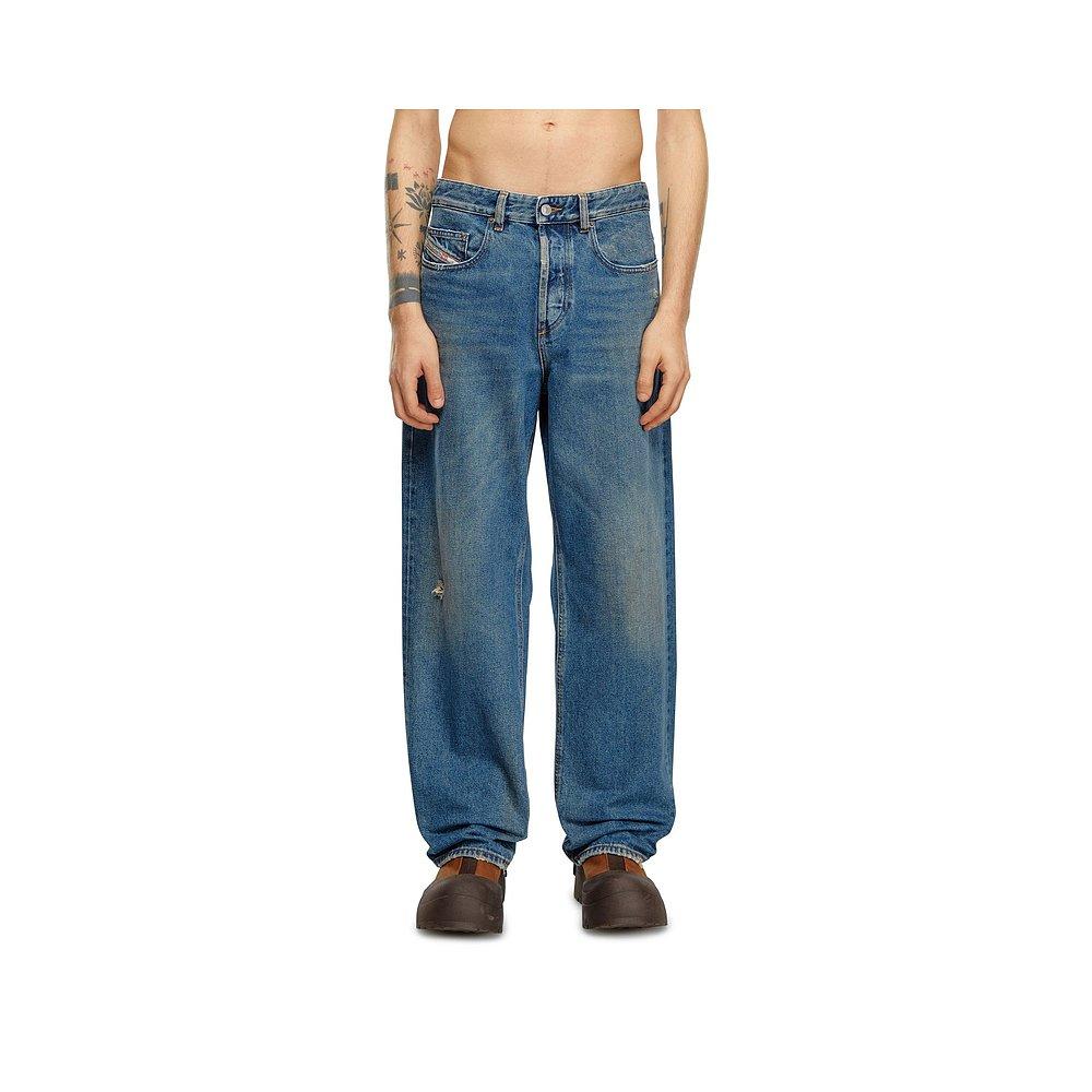 香港直邮diesel 直筒牛仔裤 a1159809j79