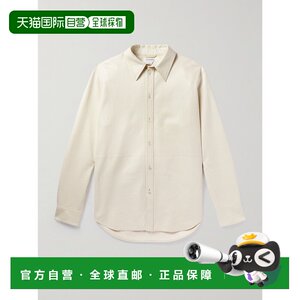 
1 hour refundable Hong Kong direct mail Bottega Veneta Men's plaid leather shirt 78989