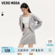 Vero Moda Outlet Skirt in summer new glitter powder solid color A-line short skirt fashionable versatile and simple and fashionable