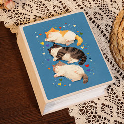 Cat Pet Photo Album, Commemorative Album, Large Capacity Family Photo Collection for 3, 4, 5, 6, and 7-Inch Photos, Baby Photo Storage Album