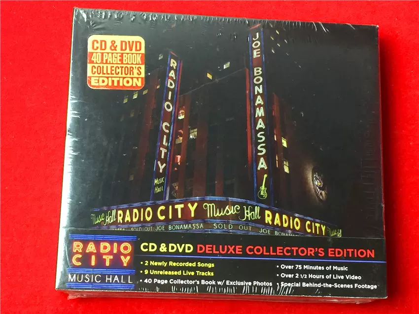 未拆封Joe Bonamassa Live At Radio City Music Hall CD+DVD-Taobao