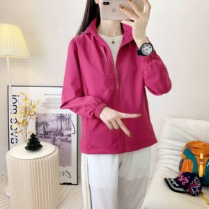 
Spring women's 2026 spring new coat American retro loose casual sports outdoor jacket jacket