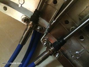 
Yacht outboard motor, outboard motor, iron ship diesel engine universal zinc alloy throttle head/gear control operation u.