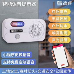 Deshun 915t Solar Infrared Waterproof Sensor Timed Alarm Outdoor Warehouse Remote Voice Prompter