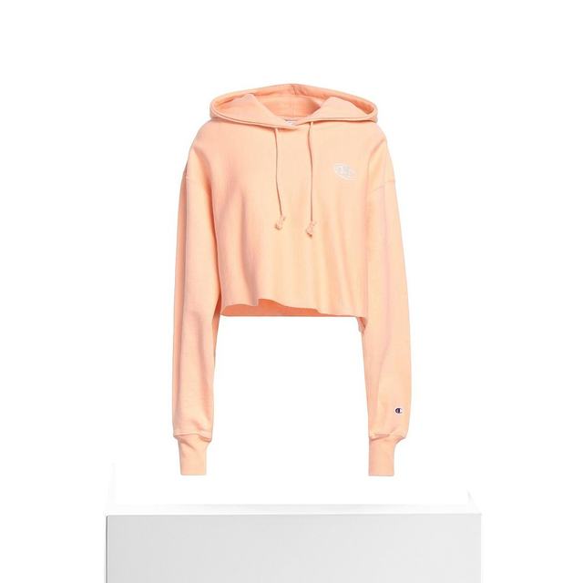 Champion hooded sweater women's sweatshirt 10502661rr solid color long

