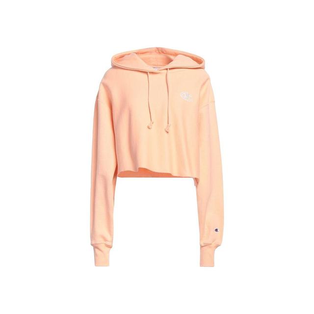 Champion hooded sweater women's sweatshirt 10502661rr solid color long
