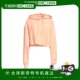Champion hooded sweater women's sweatshirt 10502661rr solid color long
