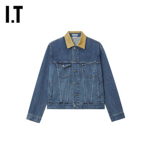 
IT JW Anderson men's lapel denim jacket new retro trendy washed jacket 003930MQ