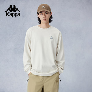
Kappa Kapa back-to-back spring and autumn new pure cotton sports top for men's long-sleeved T-shirt casual sweatshirt pullover