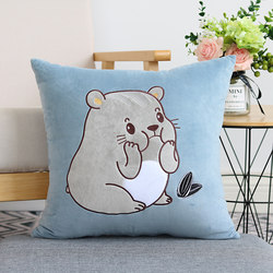 Cute Cartoon Pillow Sofa Cushion Office Headboard Backrest Car Cushion Square Pillowcase Without Insert