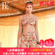 BE van der An Huayang series skirt split swimsuit women fashion sexy bubble vacation ins style