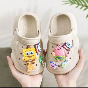 Summer new EVA parent -child anti -slip cartoon children's cave shoes slippers Girls indoor and outdoor boy beach shoes