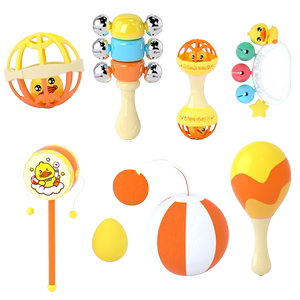 Handling Bells Newborn Baby Toys 0 to 3 months old 1 Puzzle Early Early Early Education 36 Babies look up and gripped training sand hammers
