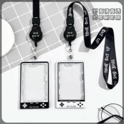 Transparent Meal Card Holder, High-End Student Campus Card, Water Card Holder, Badge Holder, Work Badge Holder, Id Card Holder, Protective Cover