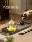 khay trà điện tử Bộ trà Fuye Kung Fu, bộ trà pha trà tại nhà, khay đựng trà nhỏ hiện đại hoàn toàn tự động, nhẹ nhàng sang trọng bàn trà smlife Bàn trà điện