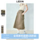 Lecho American work style long skirt summer new Y2K sweet and spicy A-line skirt pocket design skirt