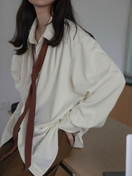 French-Style Lazy Shirt for Women, Spring 2026 New Design, Niche, Loose, Slimming, Versatile Top, Trendy