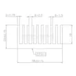 Tản Nhiệt Nhôm 38*38*20MM Bộ Khuếch Đại Công Suất Ban Tản Nhiệt CPU Điện Tử Tản Nhiệt Chip Nhiệt Khối 