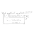 Nhôm tản nhiệt 28*28*3MM tản nhiệt nhôm định hình, khối tản nhiệt chip nhôm nguyên chất tùy chỉnh DIY quat tan nhiet nuoc Linh kiện tản nhiệt