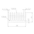 Tản Nhiệt Nhôm 28*28*15MM Bộ Khuếch Đại Công Suất Ban Tản Nhiệt CPU Điện Tử Tản Nhiệt Chip Nhiệt Khối 