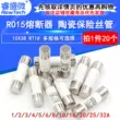 Cầu chì R015 Ống cầu chì gốm RO15 10X38 RT18 1A 2A 3A 5A 6A 10A 32A cầu chì 1 pha cau chi 10a Cầu chì