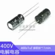 400v1uF tụ điện nhôm tập 6*11mm linh kiện điện tử chất lượng cao cắm trực tiếp 1 microfarad tụ điện 400 volt